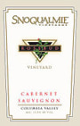 Snoqualmie Rosebud Vineyard Cabernet Sauvignon 2001 Front Label