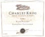 Charles Krug Napa Cabernet Sauvignon 2001 Front Label