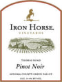 Iron Horse Thomas Road Pinot Noir 2001 Front Label