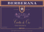 Berberana Carta de Oro Rioja Gran Reserva 2001 Front Label