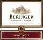 Beringer Founders Estate Pinot Noir 2002 Front Label
