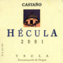 Bodegas Castano Hecula 2002 Front Label
