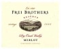 Frei Brothers Reserve Merlot 2002 Front Label