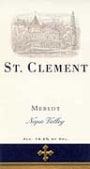 St. Clement Merlot 2001 Front Label