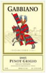 Gabbiano Pinot Grigio 2003 Front Label