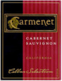 Carmenet Cellar Selection Cabernet Sauvignon 2001 Front Label