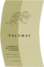 Talomas Cabernet/Syrah 2001 Front Label