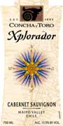 Concha y Toro Xplorador Cabernet Sauvignon 2003 Front Label