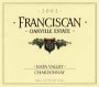 Franciscan Estate Chardonnay 2002 Front Label