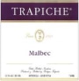 Trapiche Estate Malbec 2003 Front Label