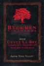 Beckmen Cuvee Le Bec 2002 Front Label