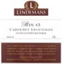 Lindeman’s Bin Series Bin 45 Cabernet Sauvignon 2003 Front Label