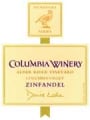 Columbia Winery Alder Ridge Zinfandel 2002 Front Label