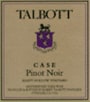 Talbott Case Pinot Noir 1999 Front Label