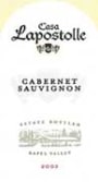 Lapostolle Cabernet Sauvignon 2002 Front Label