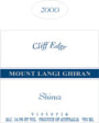Mount Langi Ghiran Cliff Edge Shiraz 2000 Front Label