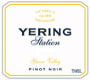 Yering Station Pinot Noir 2001 Front Label