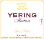 Yering Station Shiraz 2000 Front Label