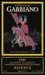 Gabbiano Chianti Classico Riserva 2001 Front Label