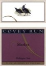 Covey Run Merlot 1998 Front Label