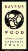 Ravenswood Cabernet Franc 2000 Front Label
