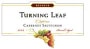 Turning Leaf Coastal Reserve Cabernet Sauvignon 2001 Front Label