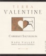 Terra Valentine Spring Mountain District Cabernet Sauvignon 2001 Front Label