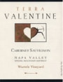 Terra Valentine Wurtele Vineyard Cabernet Sauvignon 2000 Front Label