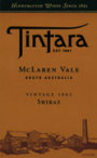 Tintara Shiraz 2002 Front Label