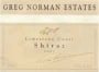 Greg Norman Estates Limestone Coast Shiraz 2002 Front Label