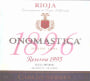 Carlos Serres Onomastica Reserva 1995 Front Label