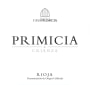 Bodegas Primicia Crianza 2008 Front Label