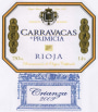 Bodegas Primicia Carravacas Crianza 2009 Front Label