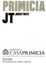 Bodegas Primicia JT Joven Tinto 2015 Front Label