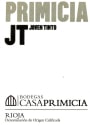 Bodegas Primicia JT Joven Tinto 2012 Front Label