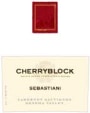 Sebastiani Cherryblock Cabernet Sauvignon 2001 Front Label