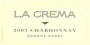 La Crema Sonoma Coast Chardonnay 2003 Front Label