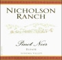 Nicholson Ranch Estate Pinot Noir 2007  Front Label