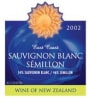 Azure Bay Sauvignon Blanc/Semillon 2002 Front Label