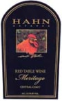 Hahn Meritage Red Blend 2002 Front Label