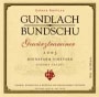 Gundlach Bundschu Gewurztraminer 2003 Front Label