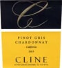 Cline Pinot Gris-Chardonnay 2003 Front Label
