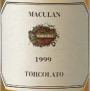 Maculan Torcolato (375ML Half-bottle) 2001 Front Label