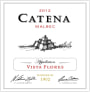 Catena Vista Flores Malbec 2012 Front Label