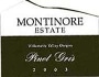 Montinore Estate Pinot Gris 2003 Front Label