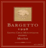 Bargetto Reserve Merlot 1998 Front Label