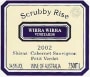 Wirra Wirra Scrubby Rise Red 2002 Front Label