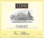 Cline Cotes de Oakley Blanc 2002 Front Label