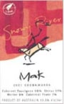 Mak Special Edition Red Blend 2001 Front Label