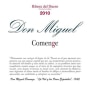 Comenge Don Miguel 2010 Front Label